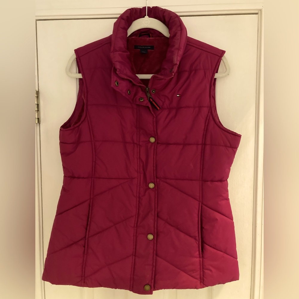 Dark raspberry vest